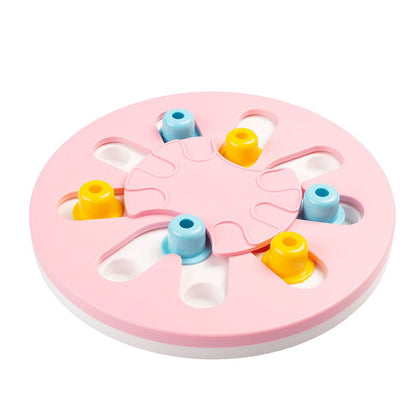 Pet Puzzle Feeder Training Game Plate