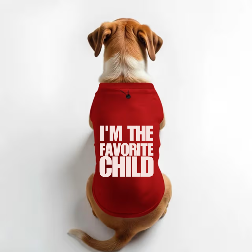 Vritus I'm the Favourite Child Tshirt- Red