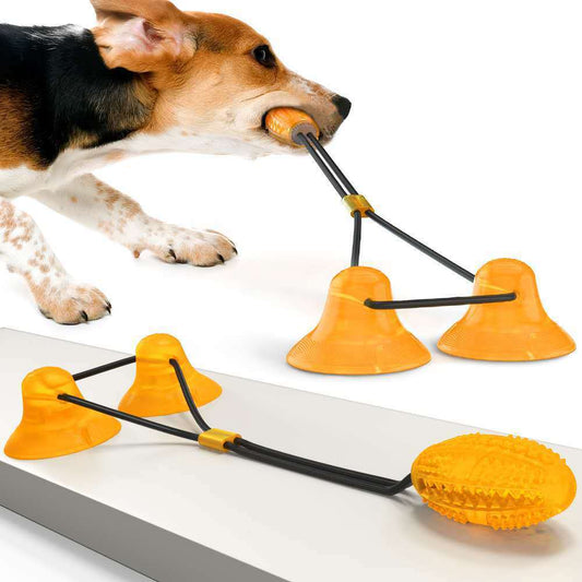 Interactive Suction Cup Dog Tug Toy