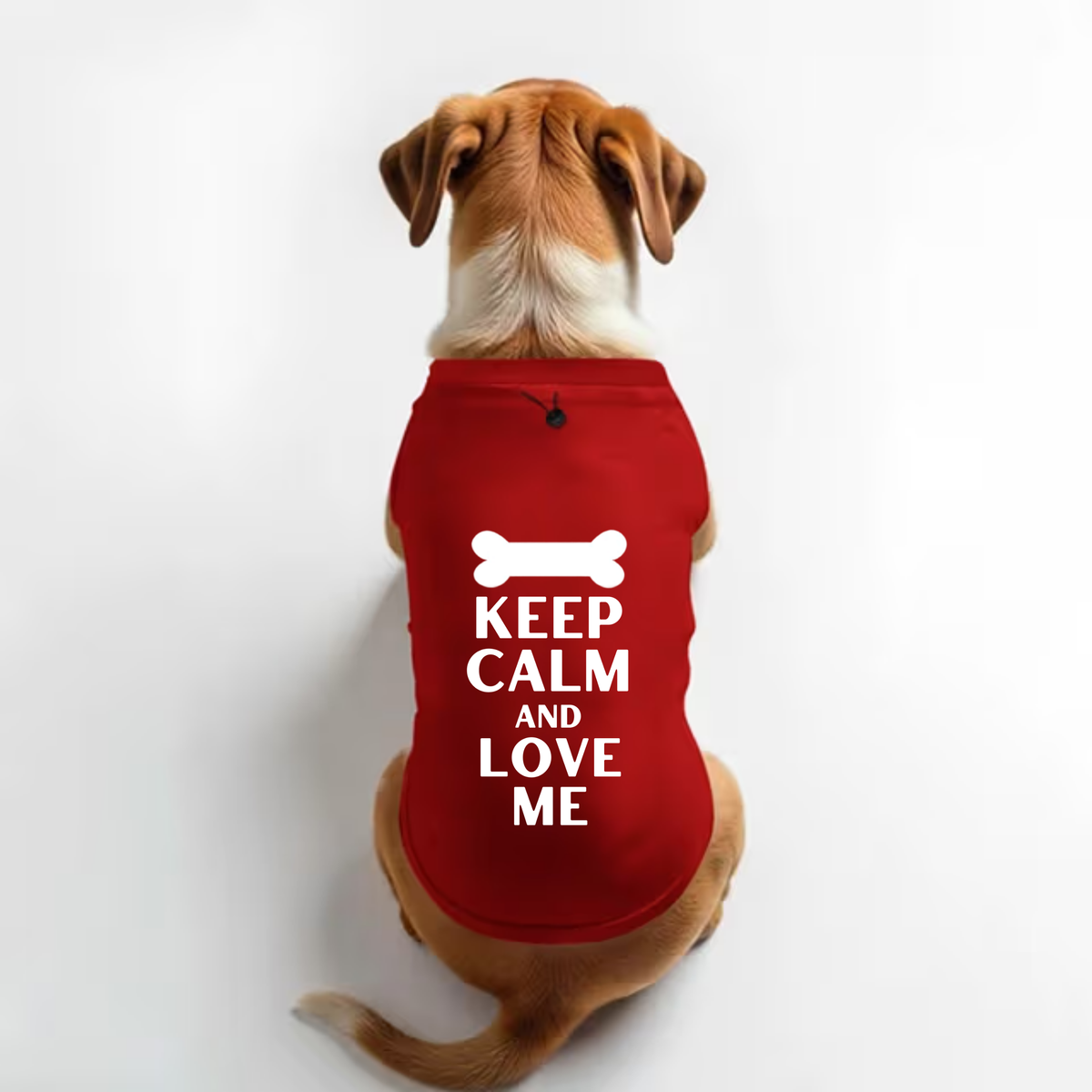 Vritus Keep Calm and Love me  Tshirt- Red