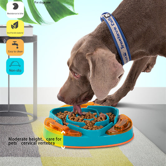 Elevated Maze Pet Slow Food Dispenser
