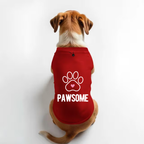 Vritus Pawsome Tshirt- Red