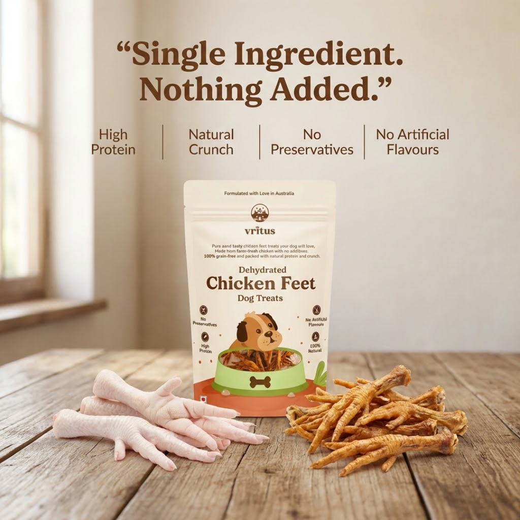 Dehydrated Chicken Feet  | 80g