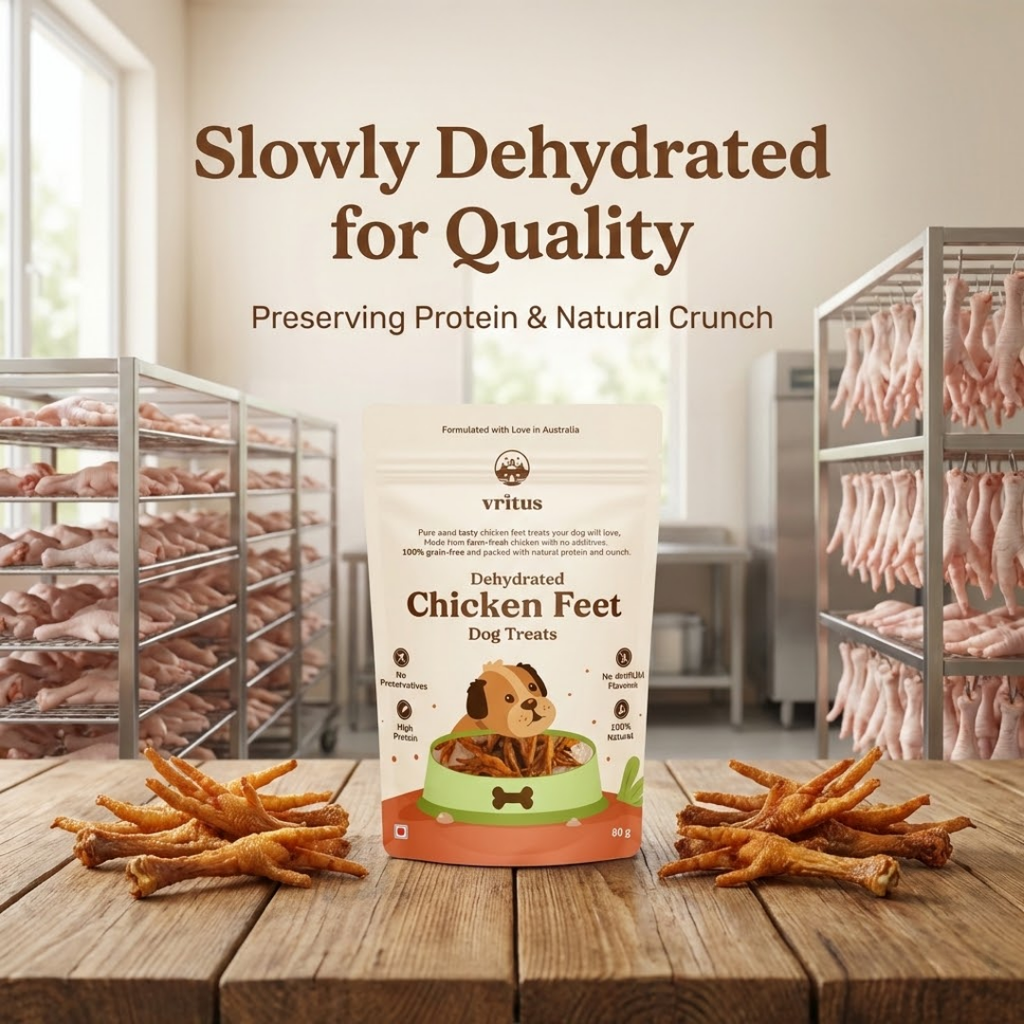 Dehydrated Chicken Feet  | 80g