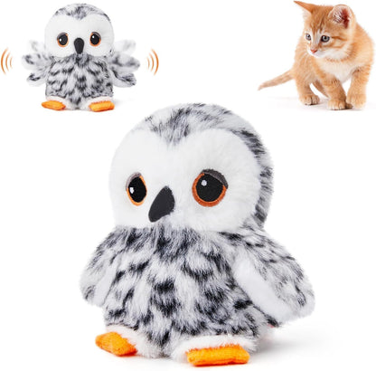 Interactive Chirping Plush Bird Toy