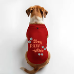Vritus Stay PAW-sitive  tshirt - Red