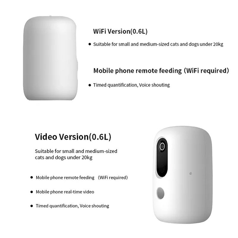 Smart WiFi Pet Feeder with Timer