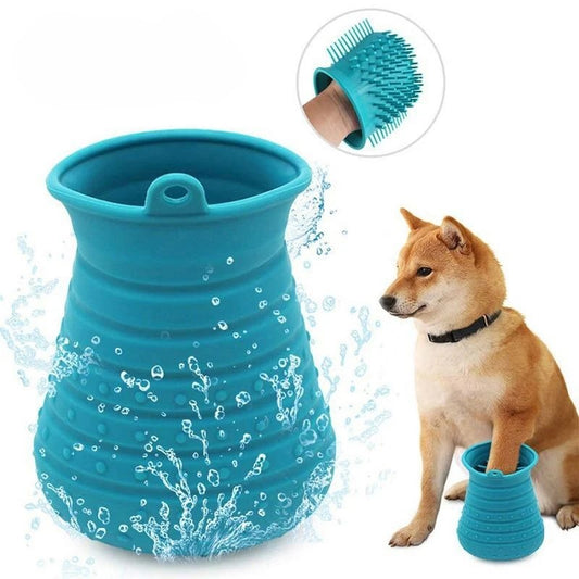 Collapsible Silicone Pet Paw Washer