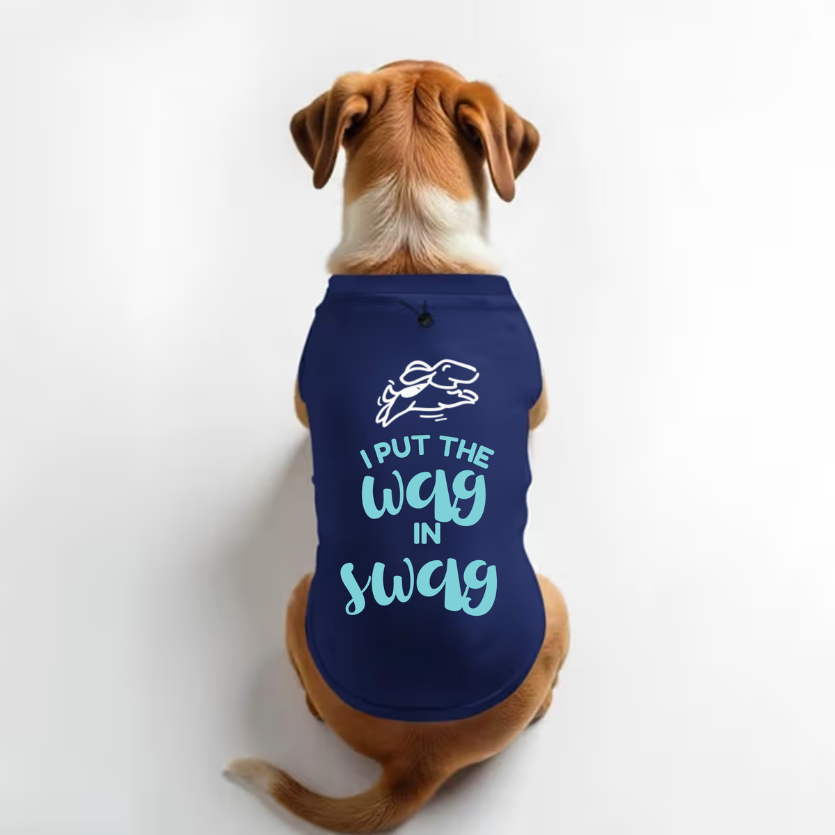 Vritus Wag in Swag Tshirt - Blue
