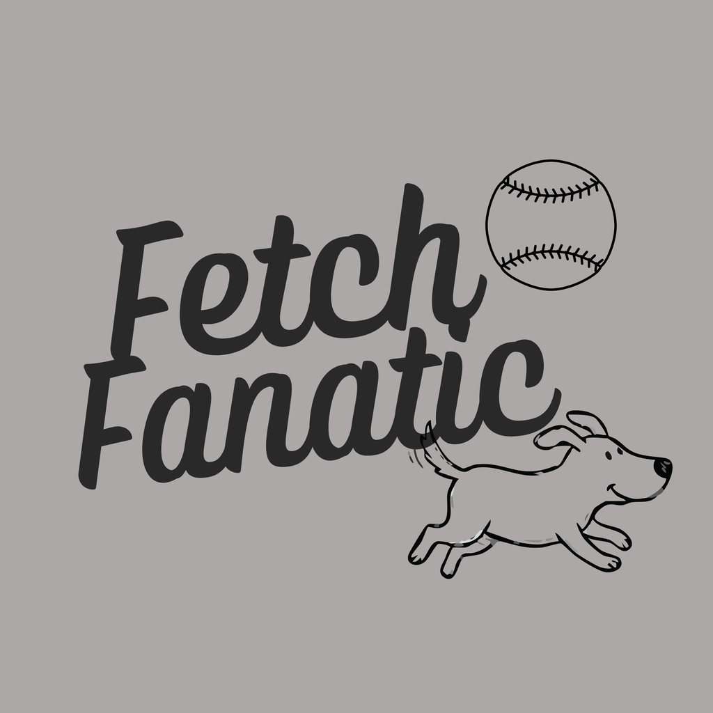 Vritus Pawsitive Fetch Fanatic Tshirt - Grey