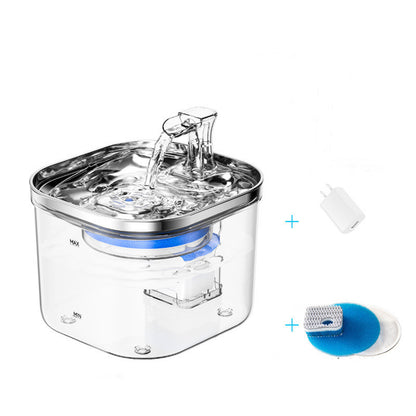 Transparent Pet Water Fountain