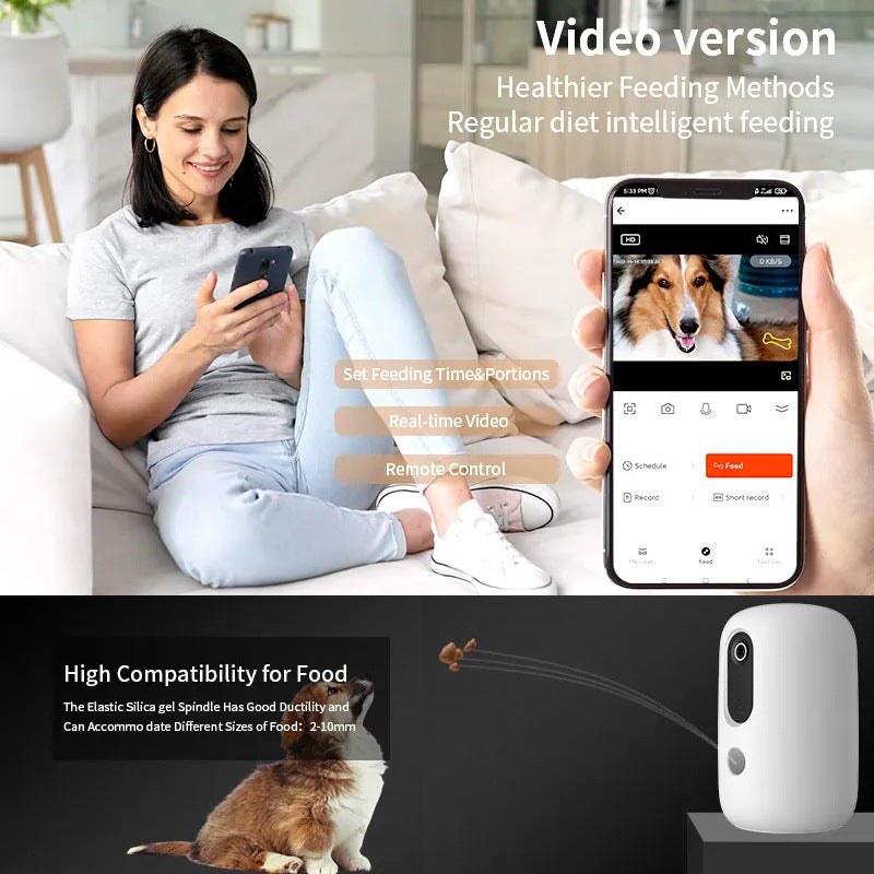 Smart WiFi Pet Feeder with Timer