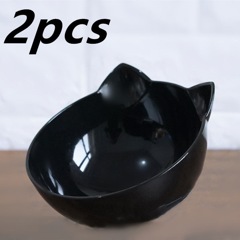 Tilted Cat Ear Bowls with Base