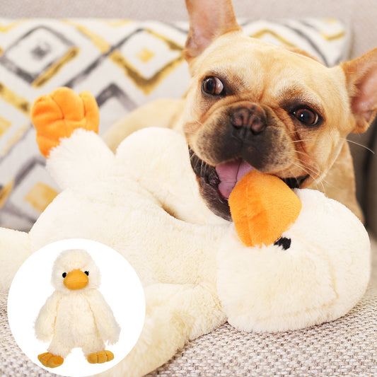 Plush Duck Dog Toy