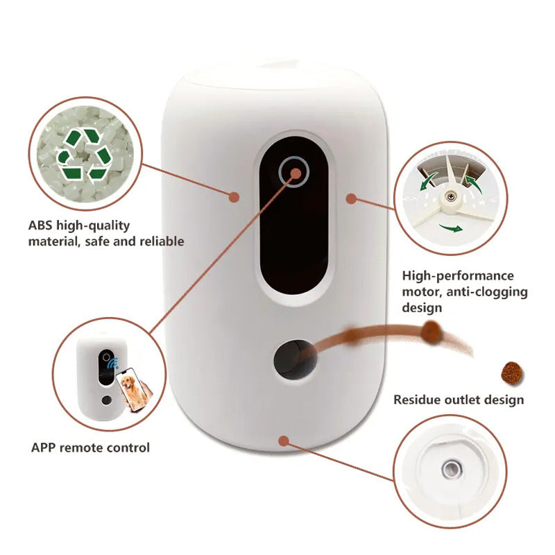 Smart WiFi Pet Feeder with Timer