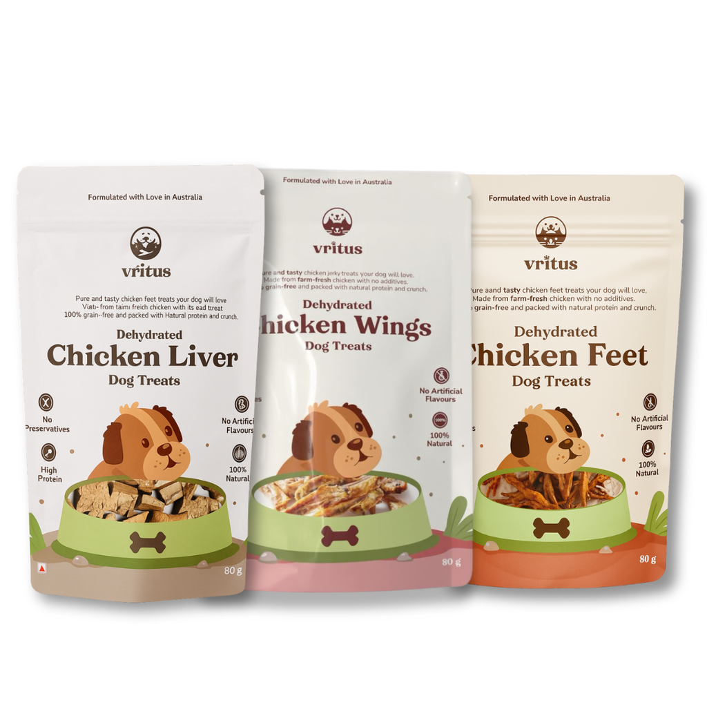 Chicken Feet + Chicken Liver + Chicken Wing |Pack of 3